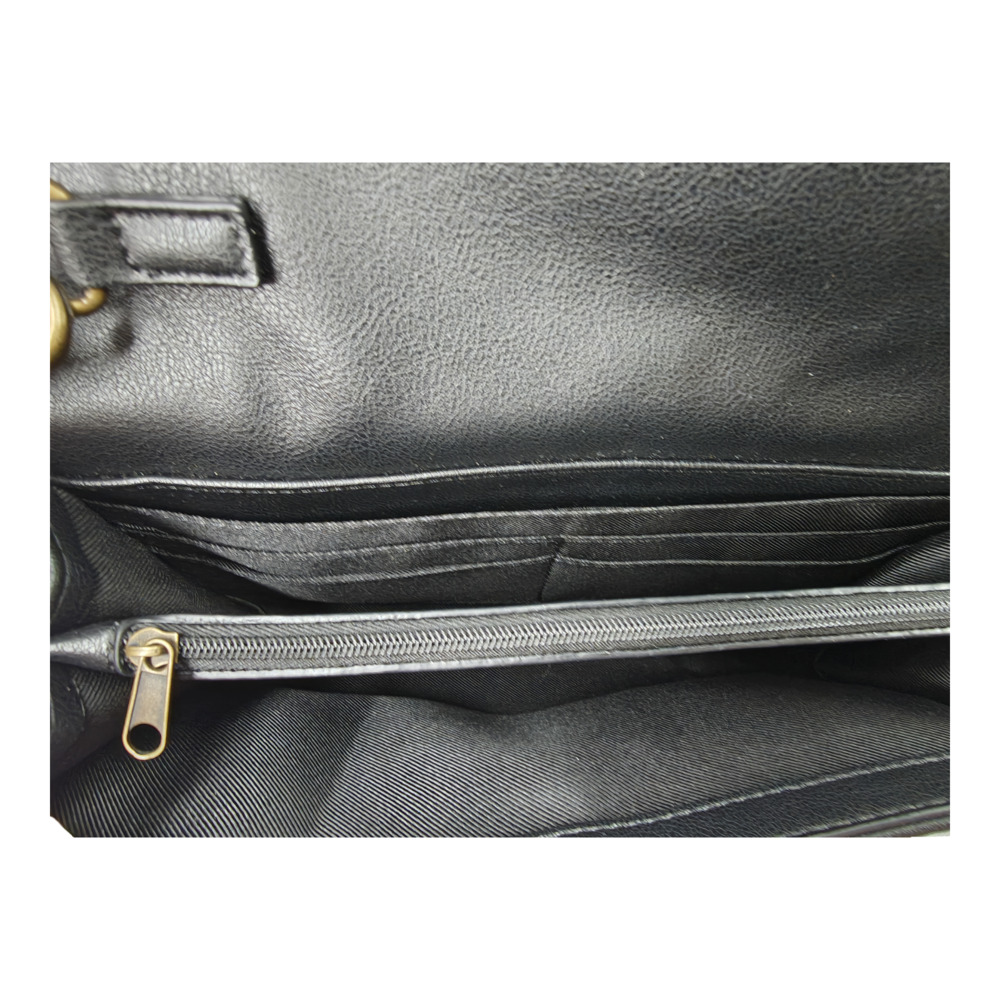 FRYE and Co. Flap Wristlet Crossbody Bag Black - Picture 7 of 7